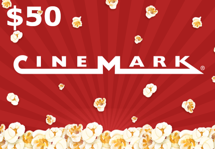 Cinemark Theatres $50 Gift Card US, 56.24$